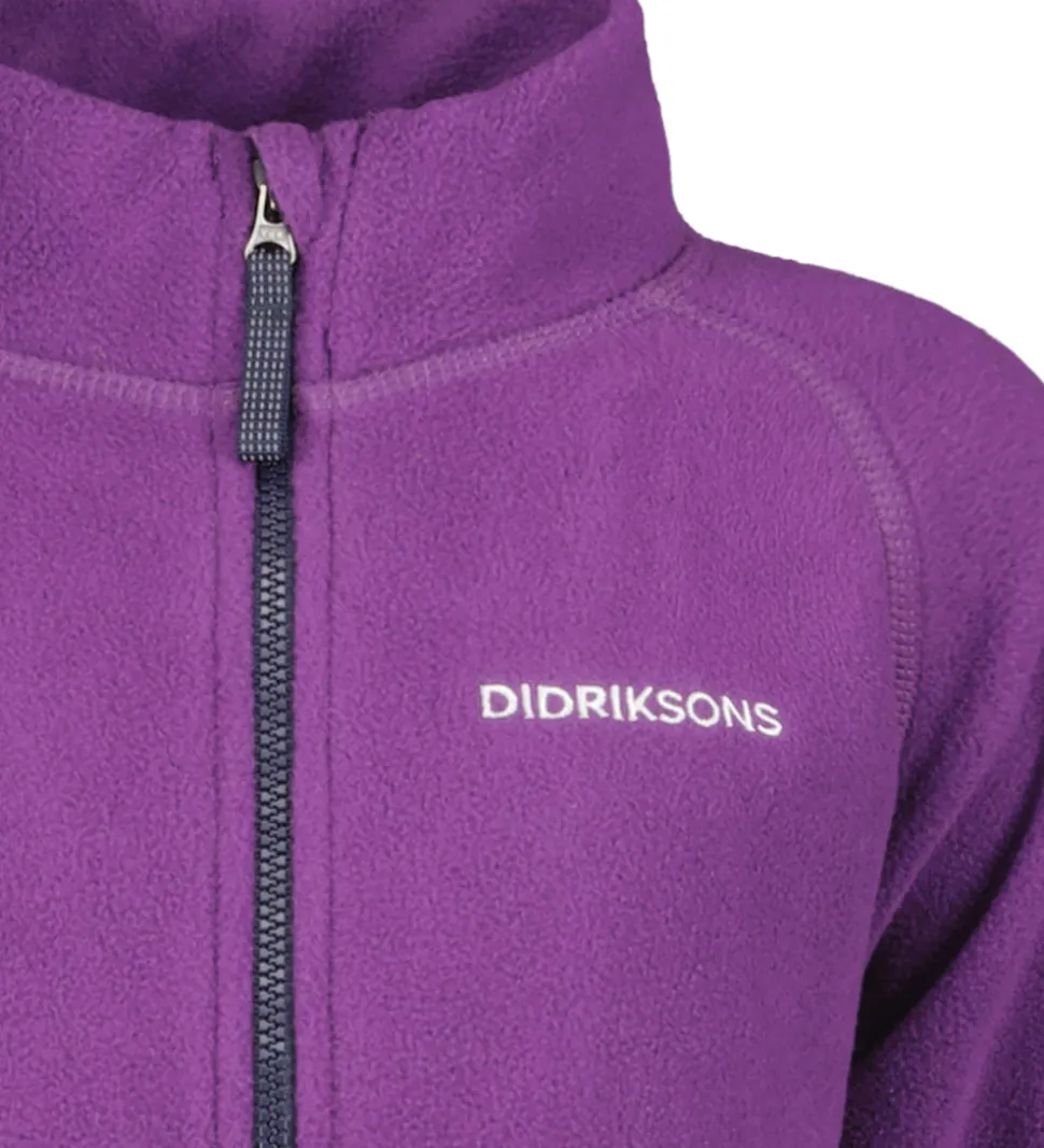 Didriksons Fleecejakke - Monte - Royal Purple