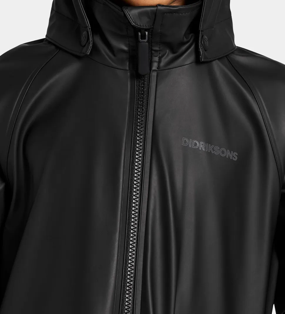 Didriksons Regnjakke - PU - Giga - Sort
