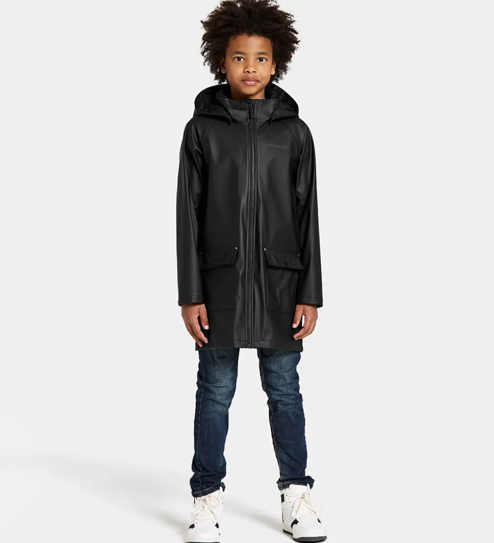 Didriksons Regnjakke - PU - Giga - Sort