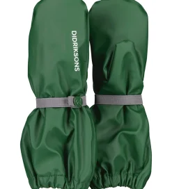 Didriksons Regnluffer m. Fleece - PU - Pileglove - Grøn