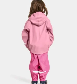 Didriksons Regntøj m. seler - PU - Slaskeman - Light Heather Pin