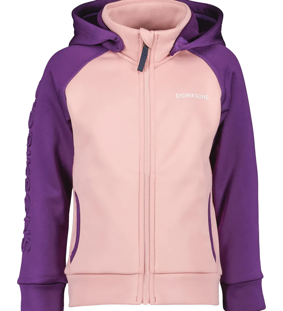 Didriksons Softshelljakke m. Fleece - Corin - Dusty Pink