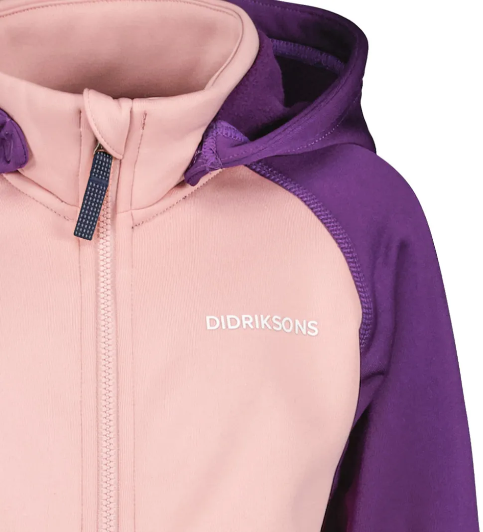 Didriksons Softshelljakke m. Fleece - Corin - Dusty Pink