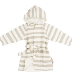Done By Deer Badekåbe - Stripes - Sand