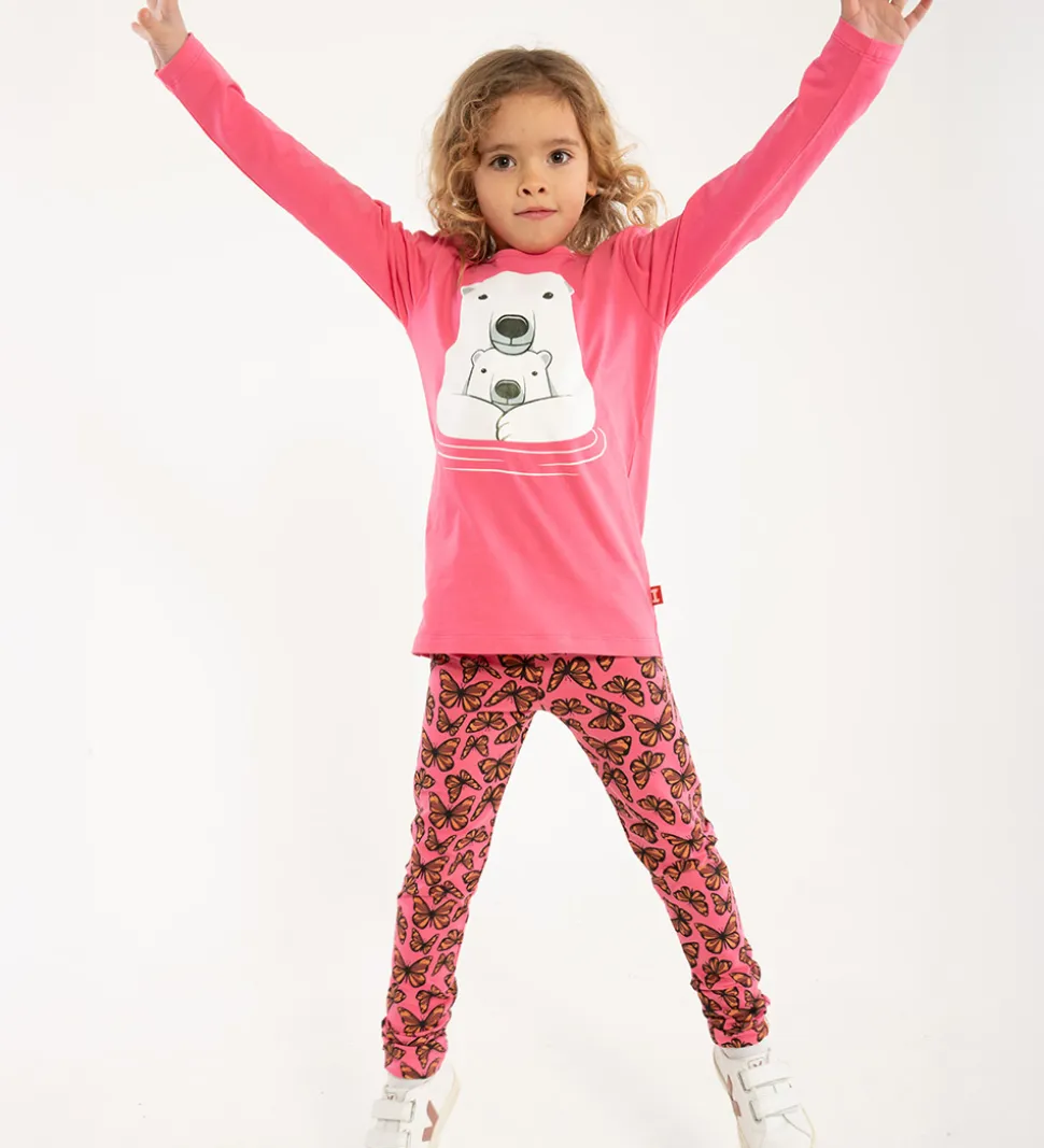 DYR-Cph Leggings - Dyrcheetah - Dk Brick Flutter