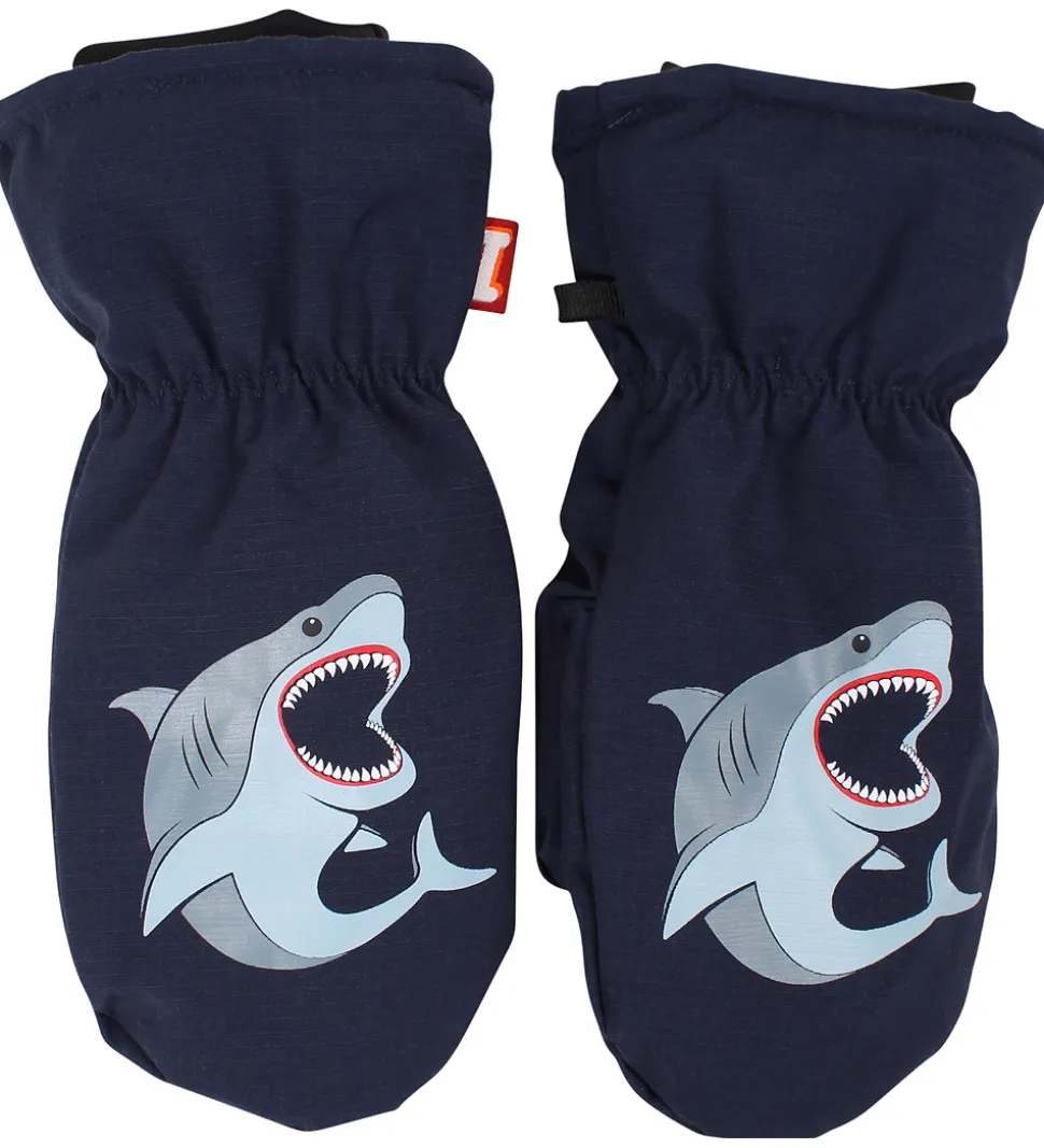 DYR-Cph Luffer m. Fleece - DYRPaw - Navy m. Hvidhaj