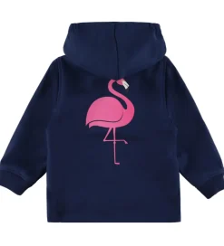 DYR-Cph Softshelljakke - Dyrevild - Navy m. Flamingo