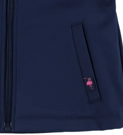 DYR-Cph Softshelljakke - Dyrevild - Navy m. Flamingo