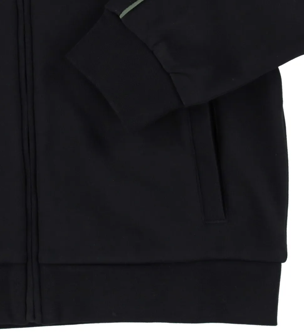 EA7 Cardigan - Sort m. Grøn