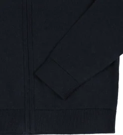 Emporio Armani Cardigan - Strik - Bomuld/Uld - Blue Navy