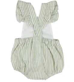 Emporio Armani Gaveæske - Sommerdragt/Nusseklud - Grøn/Hvidstrib