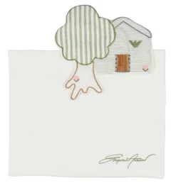 Emporio Armani Gaveæske - Sommerdragt/Nusseklud - Grøn/Hvidstrib