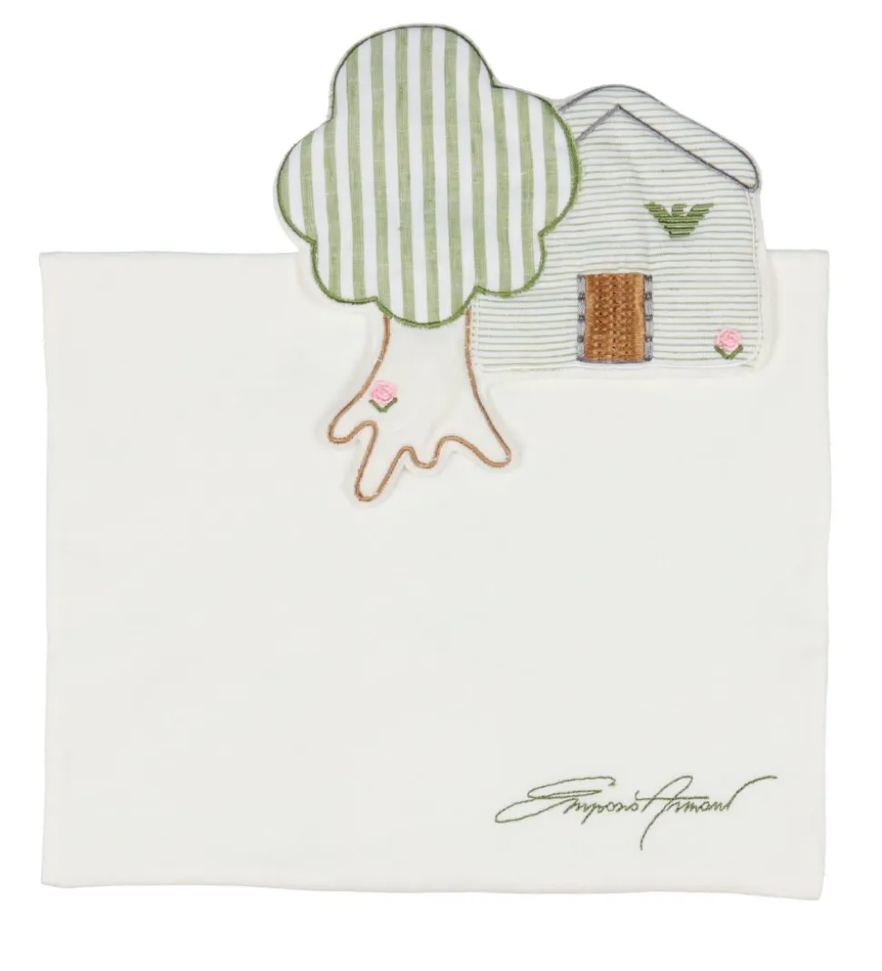 Emporio Armani Gaveæske - Sommerdragt/Nusseklud - Grøn/Hvidstrib