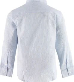 Emporio Armani Skjorte - Blå/Hvidstribet