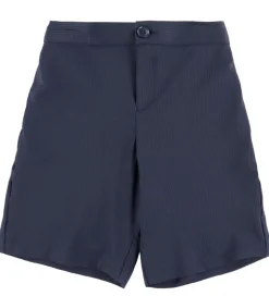 Emporio Armani Sæt - Skjorte/Shorts - Hvid/Dark Navy
