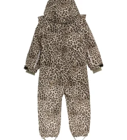 En Fant Flyverdragt - Pine Bark m. Leopard/Flæser