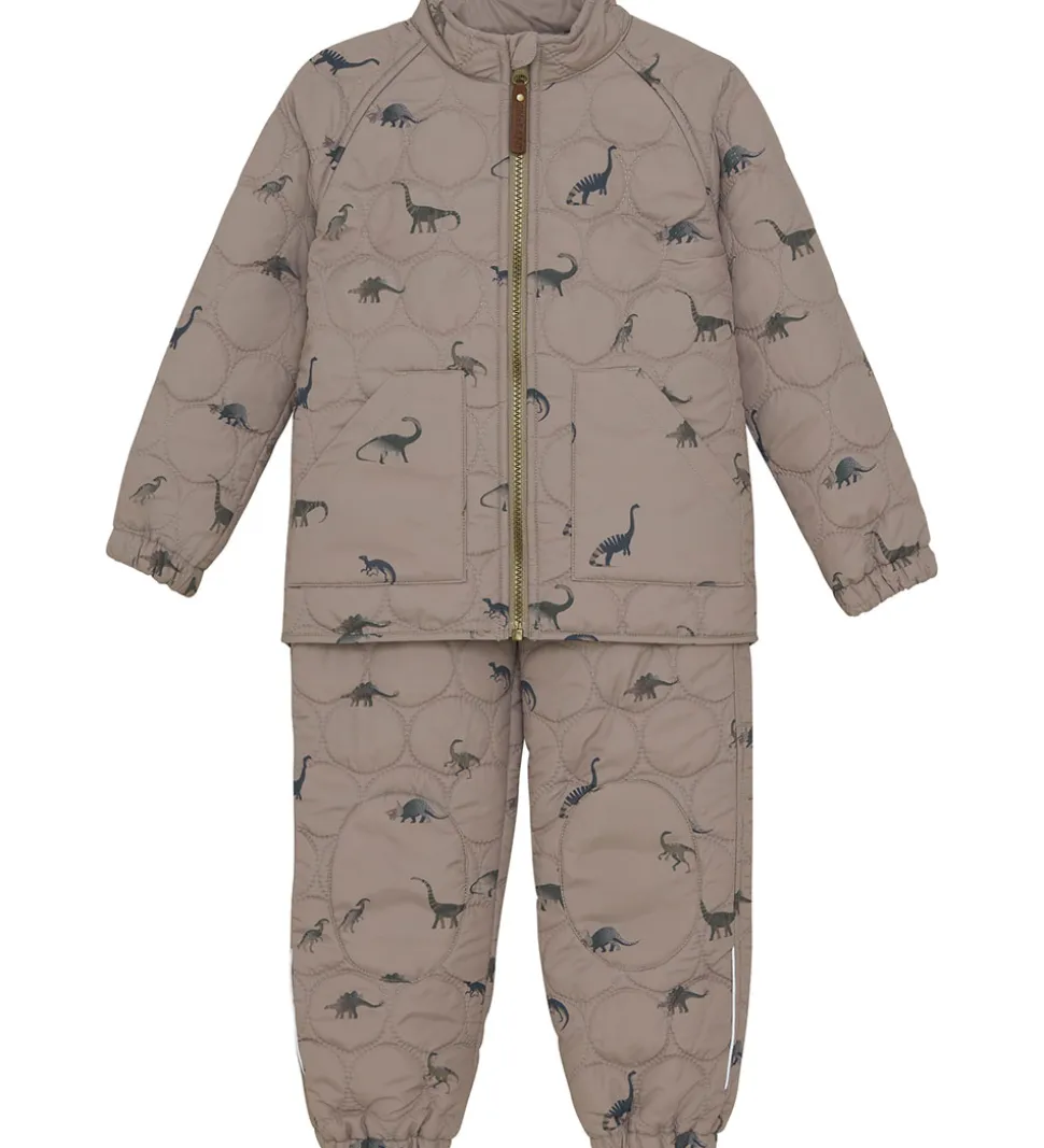 En Fant Termotøj - Quiltet - Fungi m. Dinoer