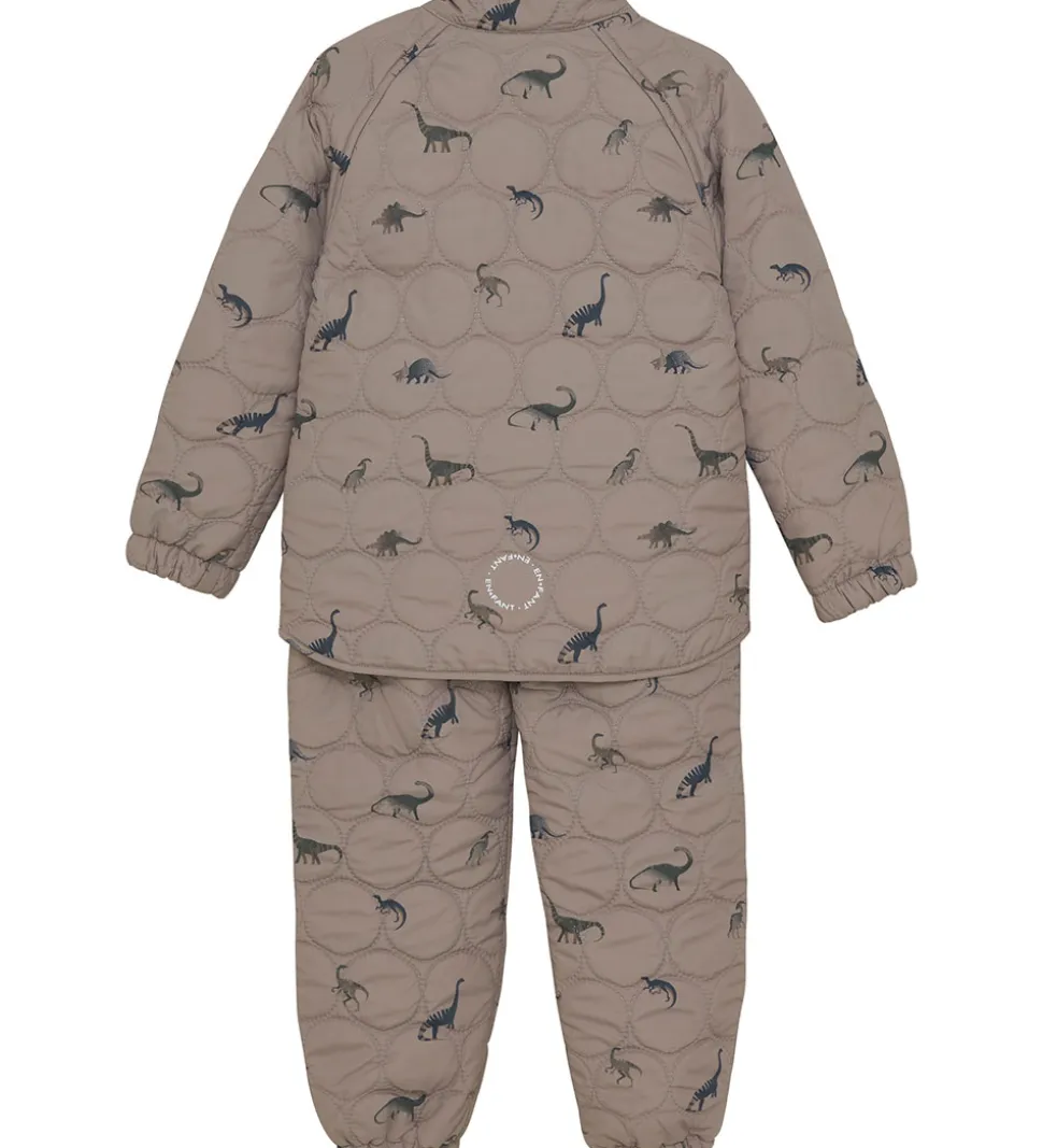 En Fant Termotøj - Quiltet - Fungi m. Dinoer