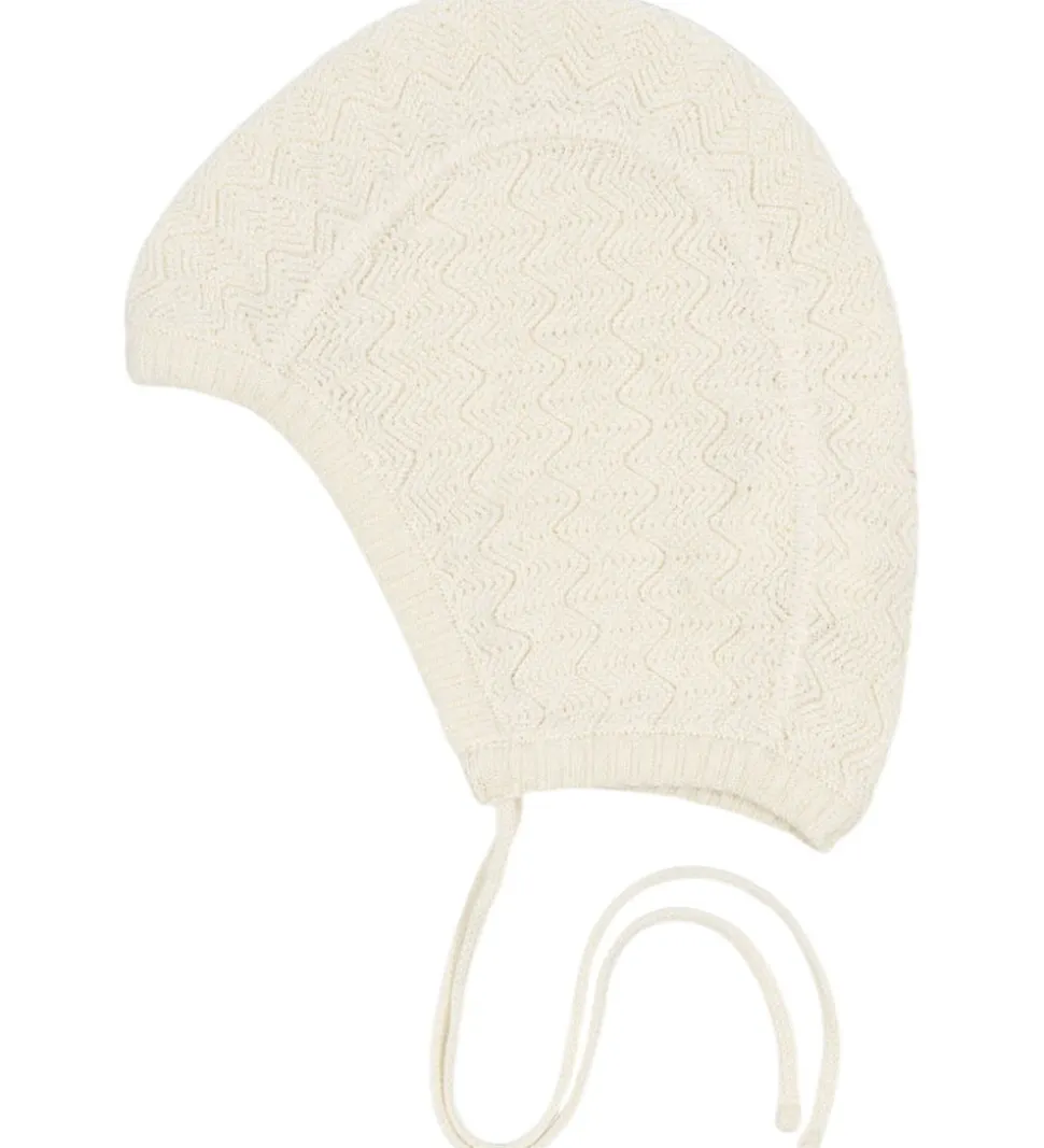 Fanga Fontana Babyhjelm - Strik - Venti - Antique White