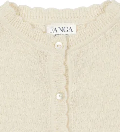 Fanga Fontana Cardigan - Strik - Venti Pointelle - Antique White