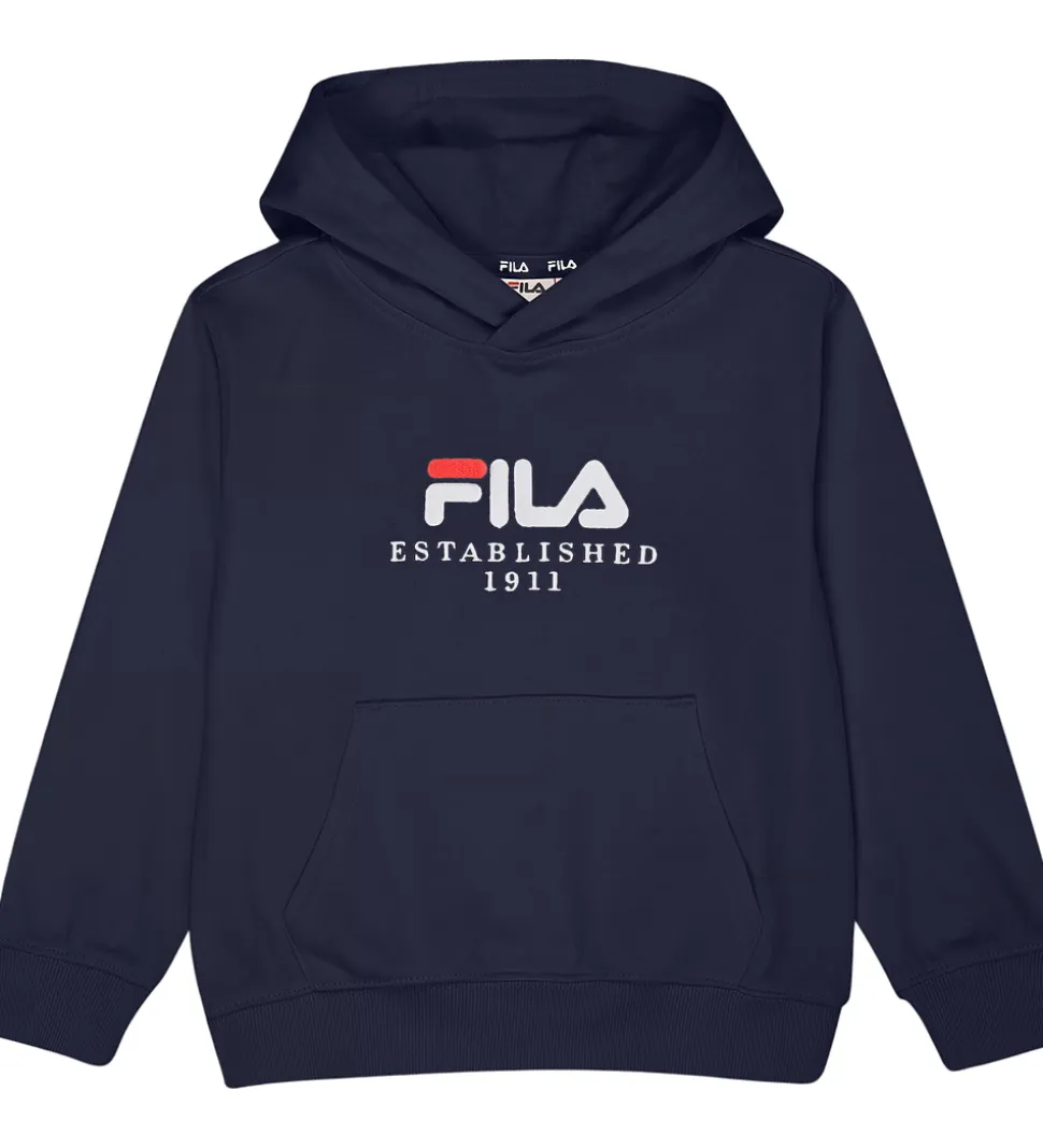 Fila Hættetrøje - Benna - Black Iris m. Logo