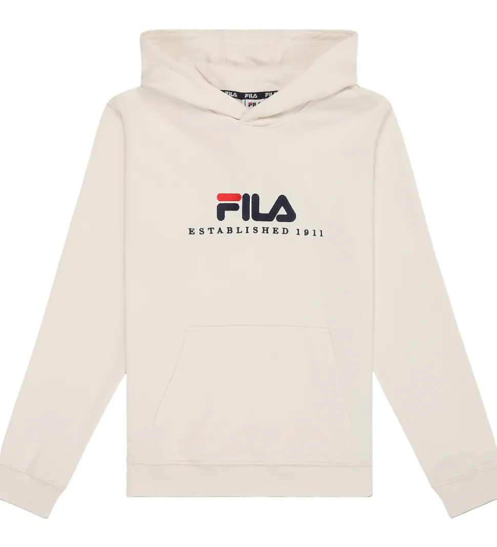 Fila Hættetrøje - Carisio - Egret m. Logo