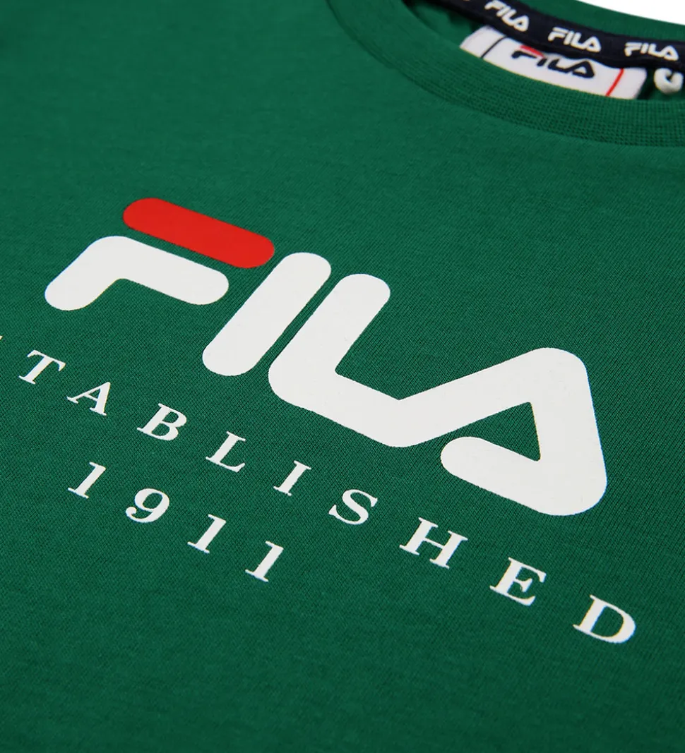 Fila T-shirt - Benna - Green Jacket m. Logo
