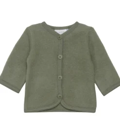 Fixoni Cardigan - Uld - Deep Lichen Green