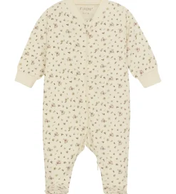 Fixoni Natdragt m/f - Shadow Gray m. Blomster