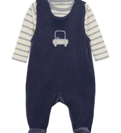 Fixoni Sparkedragt m. Body l/æ - Velour - Indigo Blue