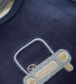 Fixoni Sparkedragt m. Body l/æ - Velour - Indigo Blue