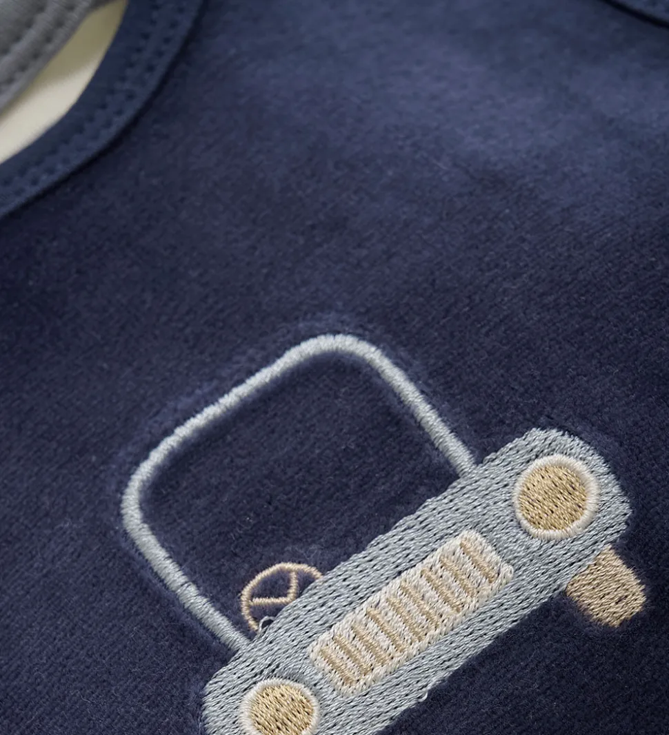 Fixoni Sparkedragt m. Body l/æ - Velour - Indigo Blue