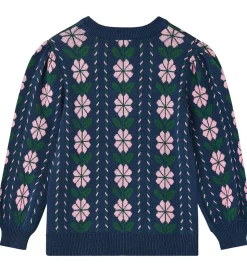 Fliink Bluse - Strik - Garden - Insignia Blue