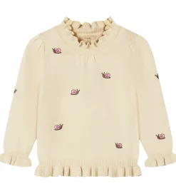 Fliink Bluse - Strik - Viskoseblanding - Alon - Sandshell