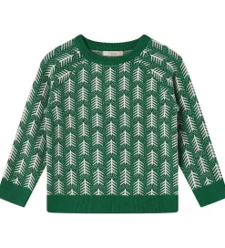 Fliink Bluse - Strik - Viskoseblanding - Benna - Hunter Green