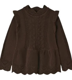 Fliink Bluse - Strik - Viskoseblanding - Alilly - Coffee Bean