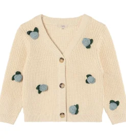 Fliink Cardigan - Strik - Cool Flower - Sandshell