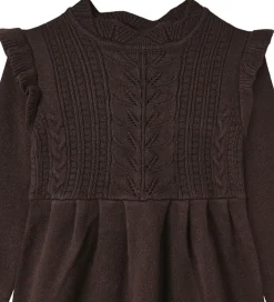 Fliink Kjole - Strik - Alilly - Coffee Bean