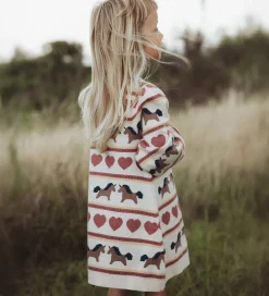 Fliink Kjole - Strik - Viskoseblanding - Kino - Sandshell