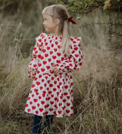 Fliink Kjole - Winter Heart - Sandshell AOP