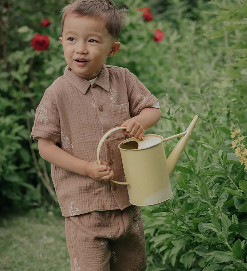 Fliink Shorts - Hello - Pine Bark Cactus Aop