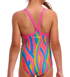 Funkita Badedragt - Printed One Piece - UV50+ - Swirly Straws