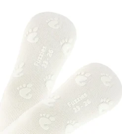 Fuzzies Strømper m. Antiskrid - Hvid