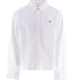 GANT Skjorte - Shield Oxford - Hvid