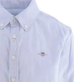 GANT Skjorte - Shield Oxford - Capri Blue
