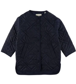 GANT Termofrakke - Monogram Quilted - Evening Blue