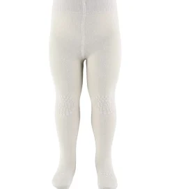 GoBabyGo Skridsikre Strømpebukser - Bambus - Ivory Glitter