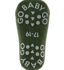 GoBabyGo Skridsikre Strømper - Olivine