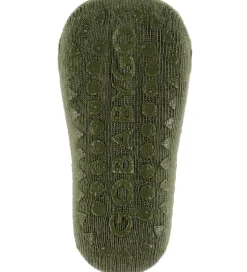 GoBabyGo Skridsikre Strømper - Bambus - Deep Lichen Green