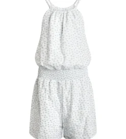 Grunt Buksedragt - Zennia - Hvid m. Lyseblå